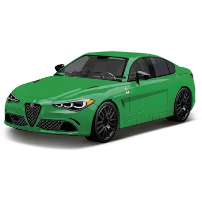 Alfa Romeo Giulia Quadrifoglio - Grøn - 24605 - COBI - 1:35