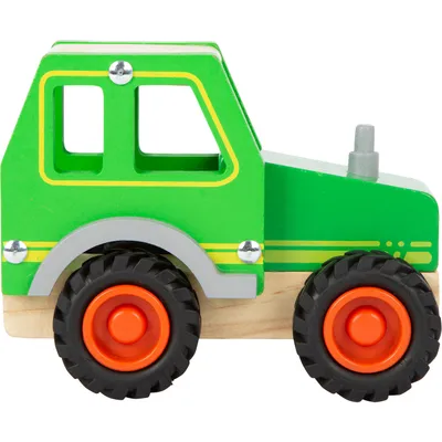 Traktor i trä - Grön - Small Foot
