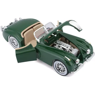 Jaguar XK 120 Roadster - 1951 - Grön - Bburago - 1:24