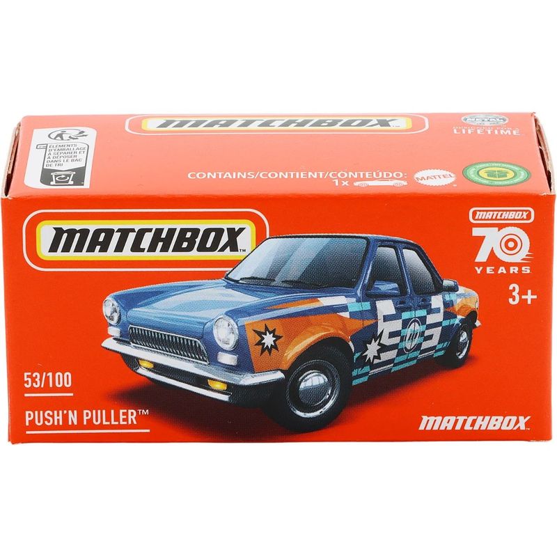 Push'n Puller - Blå - Power Grab - Matchbox