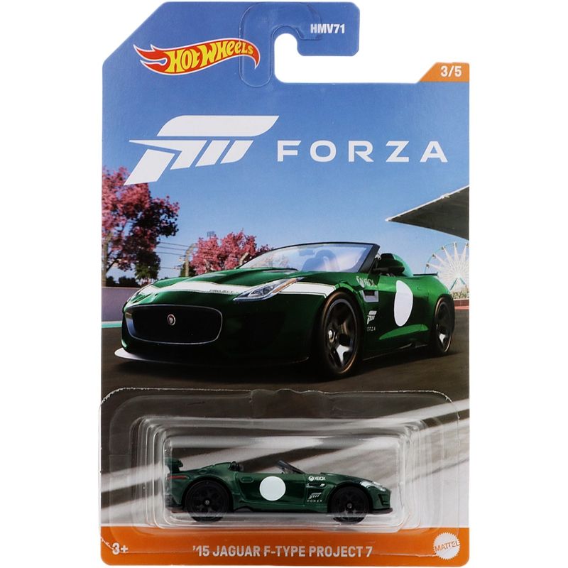 15 Jaguar F-Type Project 7 - Grön - Forza - 3/5 - Hot Wheels