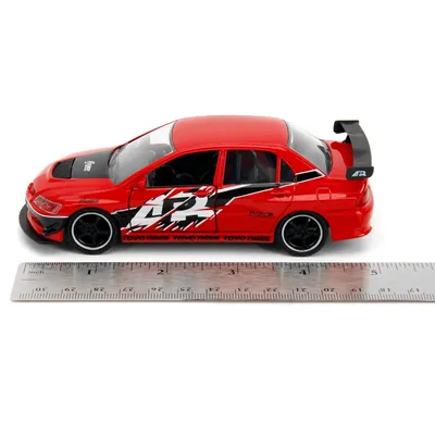 Mitsubishi Lancer Evolution IX - Rød - Fast & Furious - Jada