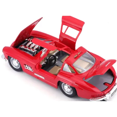 Mercedes-Benz 300 SL (1954) - W198 - Rød - Bburago - 1:24