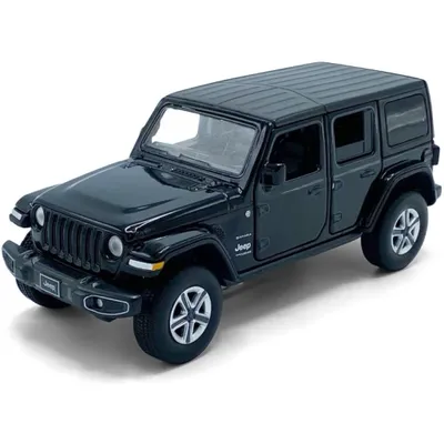 Jeep Wrangler Sahara - Svart - Ljud & Ljus - Tayumo - 1:32