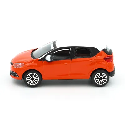 Renault Captur - Orange / Hvidt - Bburago - 9 cm