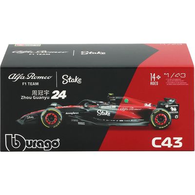 F1 - Alfa Romeo - C43 - #24 Zhou Guanyu - Bburago - 1:43