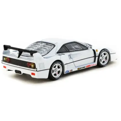 Ferrari F40 - Vit - HOBBY64 - Tarmac Works - 1:64