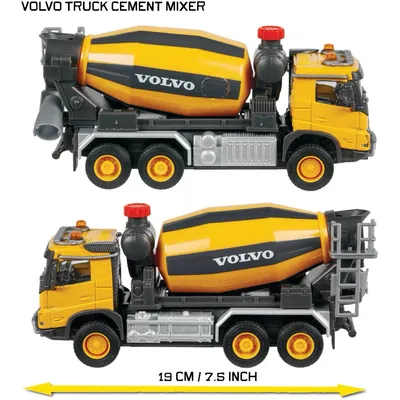 Volvo FMX Cementbil - Truck Cement Mixer - Majorette - 19 cm
