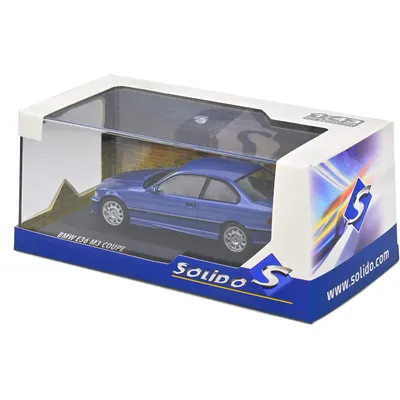 BMW E36 M3 Coupé - 1999 - Blå - Solido - 1:43