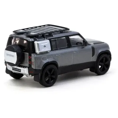 Land Rover Defender 110 - Gråmetallic - Tarmac Works - 1:64