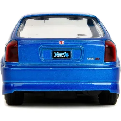 1997 Honda Civic Type R - Sonic The Hedgehog - Jada - 13 cm