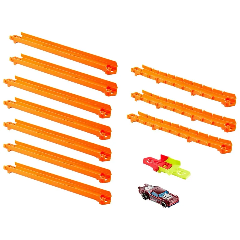 Car & Track Starter Pack - 10 tracks och 1 bil - Hot Wheels