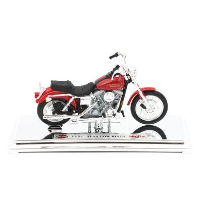 FXDL Dyna Low Rider - Harley-Davidson - Röd - Maisto - 1:18