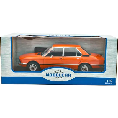 BMW 5-Series 520i (E12) - 1974 - Orange - Modelcar Group - 1:18