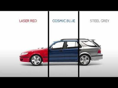 Saab 9-5 Sportcombi Aero - Blå - DNA Collectibles