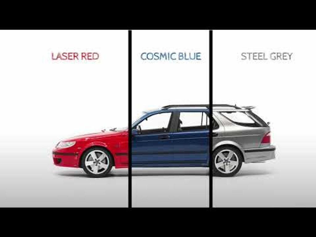 Saab 9-5 Sportcombi Aero - Blå - DNA Collectibles