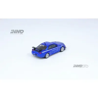 Nissan Skyline GT-R (R34) V-Spec - Blå - Inno64 - 1:64