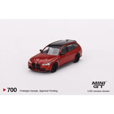 BMW M3 Competition Touring - Röd - 700 - Mini GT - 1:64