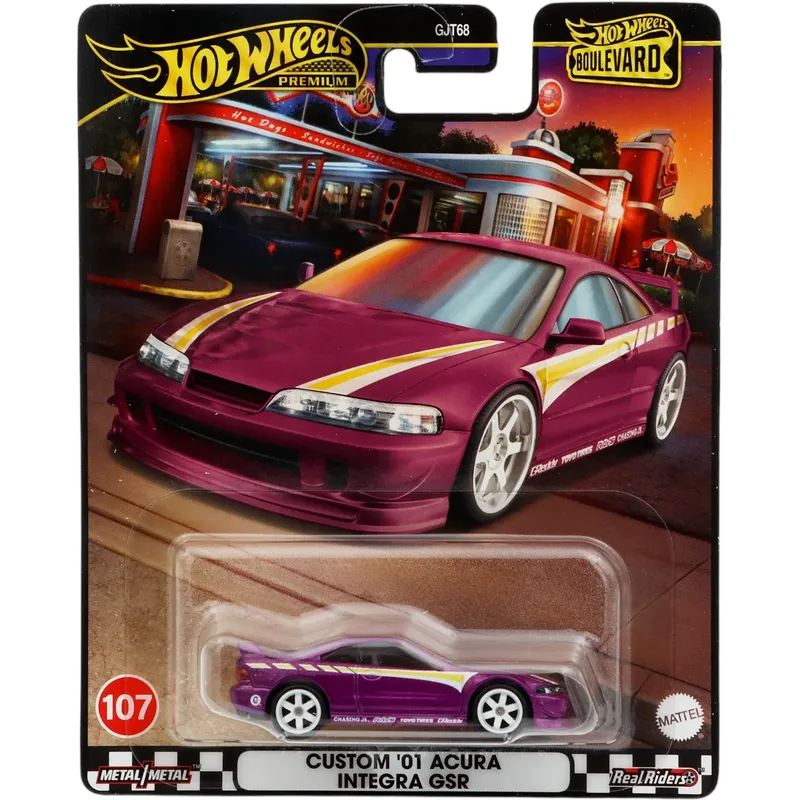 Custom '01 Acura Integra GSR - Boulevard 107 - Hot Wheels