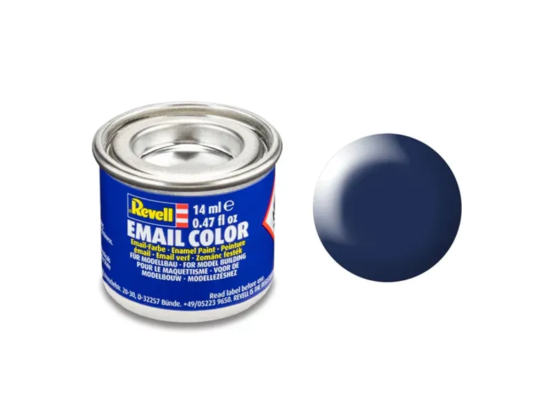 Silk "Lufthansa Blue" - 350 - RAL 5013 - Emaljfärg - Revell