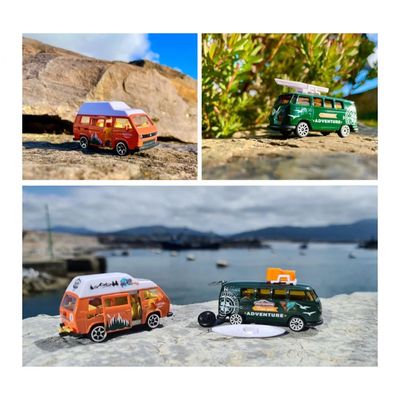 Volkswagen T1 + T3 - Volkswagen The Originals - Majorette