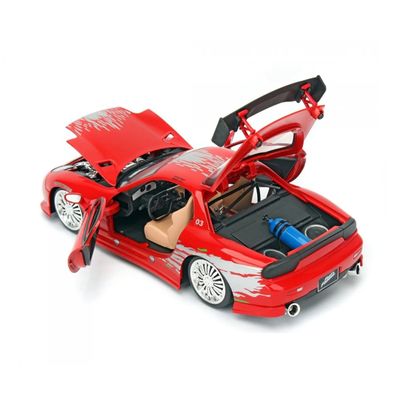 Dom's Mazda RX-7 - Röd - Fast & Furious - Jada Toys - 1:24