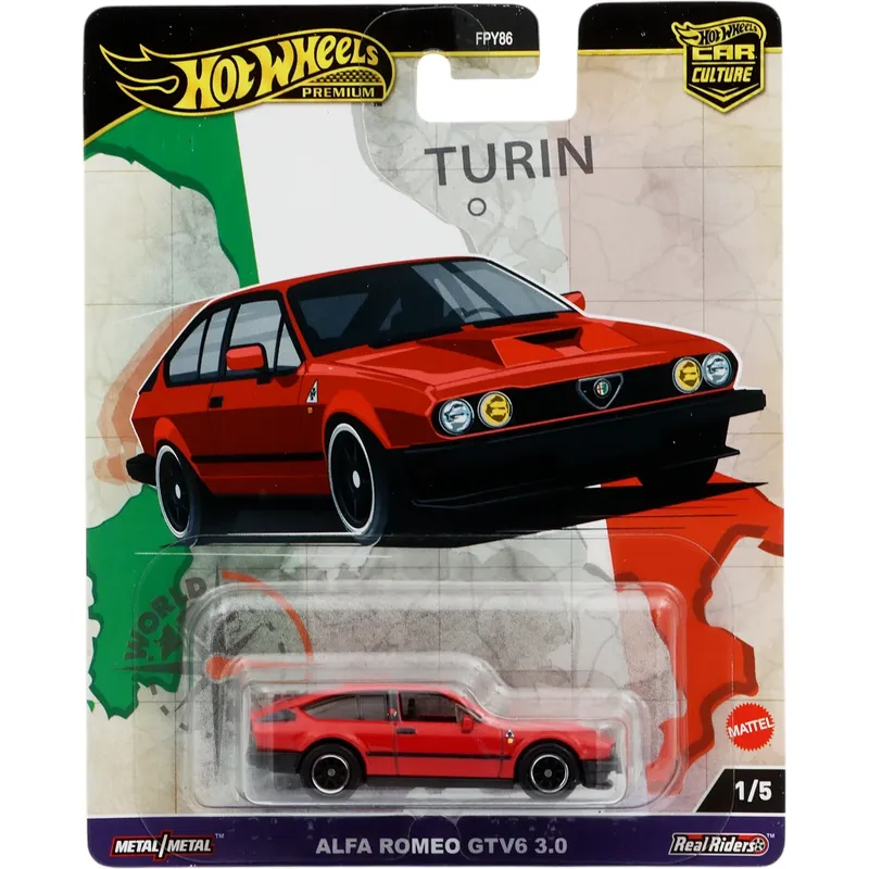 Alfa Romeo GTV6 3.0 - Röd - World Tour - Hot Wheels