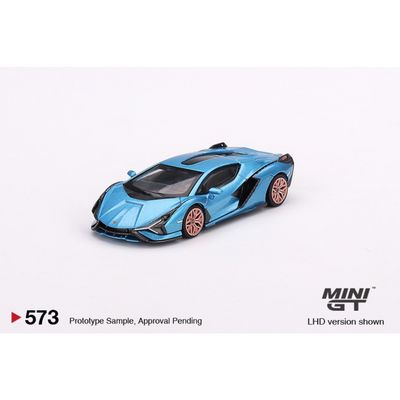 Lamborghini Sián FKP 37 - Blå - 573 - Mini GT - 1:64