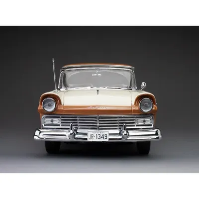 1957 Ford Fairlane 500 Skyliner - Bronze / Hvid - Sun Star - 1:18
