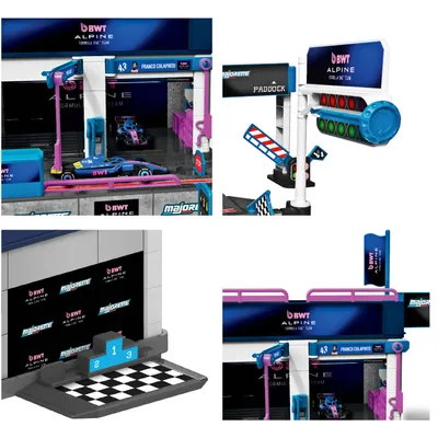 F1 Alpine Pit Stop med en Alpine A525 - Majorette
