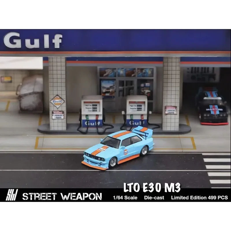 BMW LTO E30 M3 - Gulf - Street Weapon - 1:64