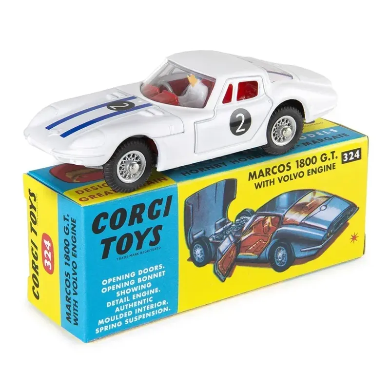 Marcos 1800 G.T. With Volvo Engine - 324 - Corgi Toys - 1:44