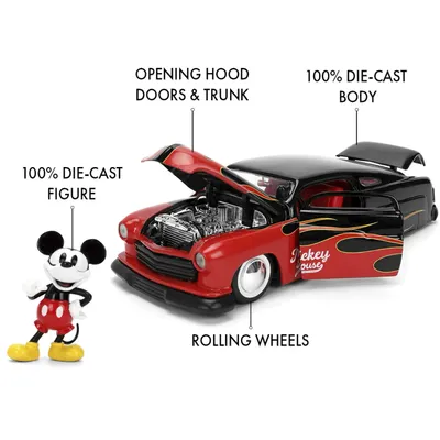 Mickey Mouse & 1951 Mercury - Jada Toys - 1:24