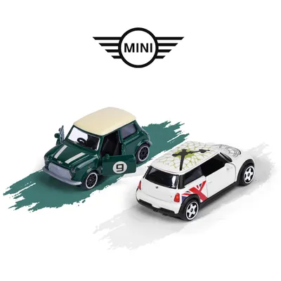 Mini Giftpack med fem Mini Coopers - Majorette