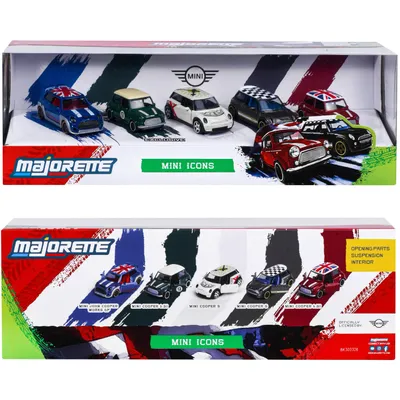 Mini Giftpack med fem Mini Coopers - Majorette