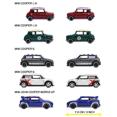 Mini Giftpack med fem Mini Coopers - Majorette