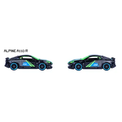 Alpine A110 R - Neon Racer Premium Cars - Majorette - 7 cm
