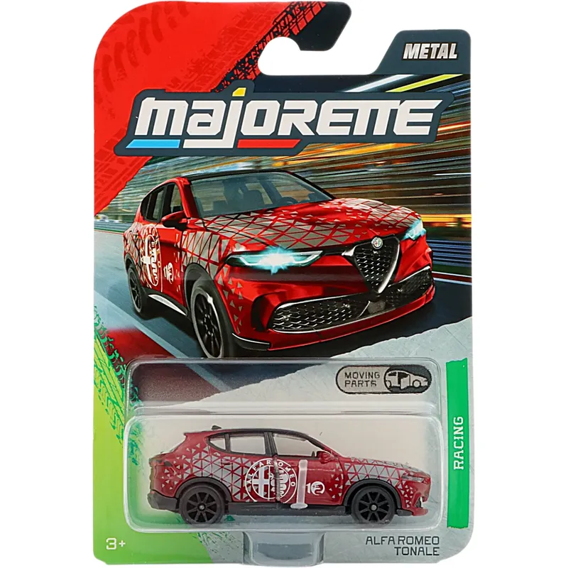 Alfa Romeo Tonale - Röd - Racing Premium Cars - Majorette - 7 cm