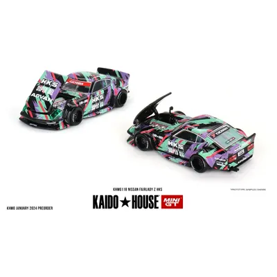 Nissan Fairlady Z HKS V1 - KAIDO HOUSE 118 - Mini GT - 1:64