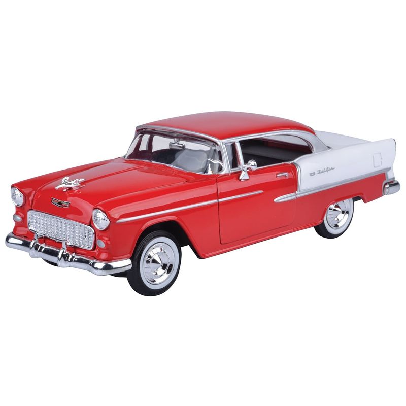 1955 Chevy Bel Air - Röd - Motormax - 1:24