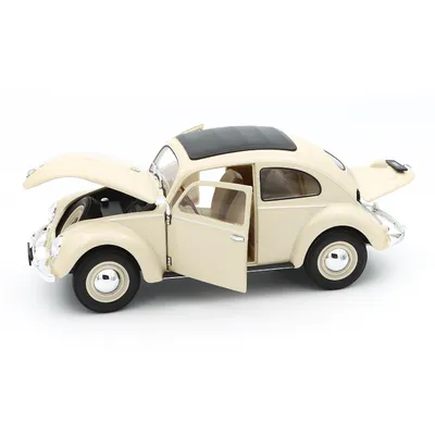 Volkswagen Classic Beetle - Beige - Welly - 1:18