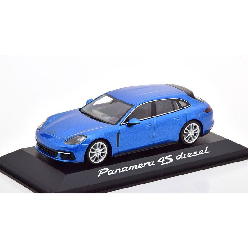 Porsche Panamera 4S Diesel - 2017 - Blå - Minichamps - 1:43