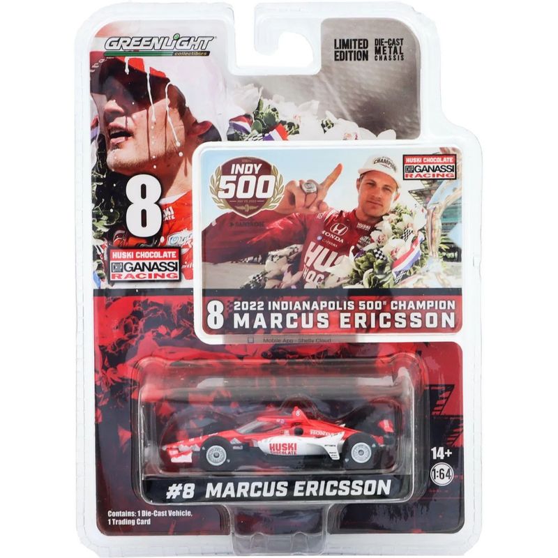 IndyCar - Marcus Ericsson #8 - Indy 500 - GreenLight - 1:64