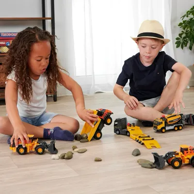 Volvo FMX Cementbil - Truck Cement Mixer - Majorette - 19 cm