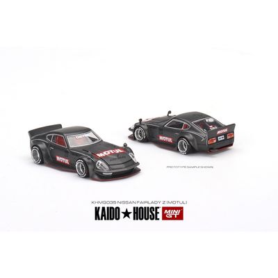 Datsun Fairlady Z MOTUL V1 - KAIDO - 035 - Mini GT - 1:64