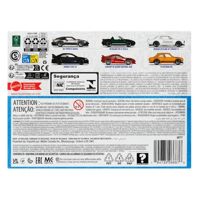 Japan Themed 6-pack - Silver Series - Hot Wheels