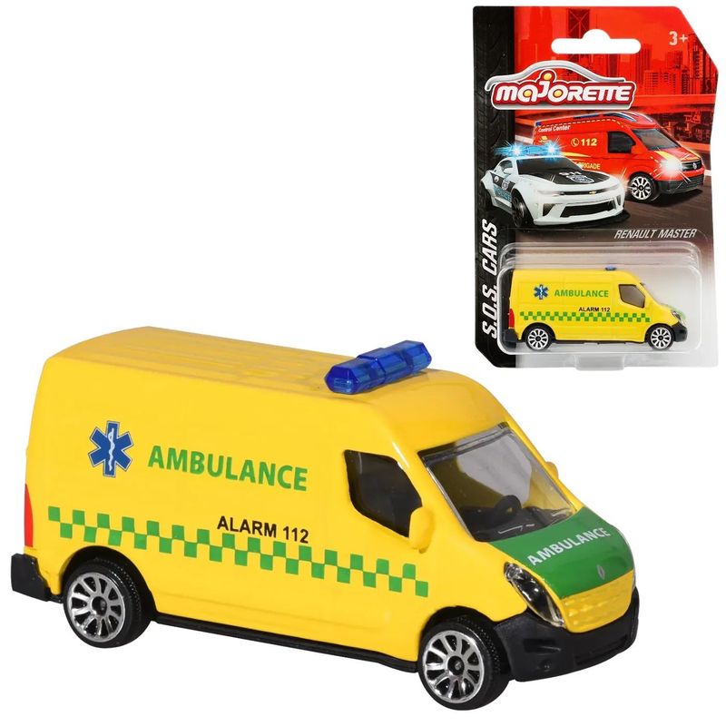 Renault Master - Dansk ambulans - S.O.S. Cars - Majorette