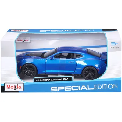 2017 Chevrolet Camaro ZL1 - Blå - Maisto - 1:24