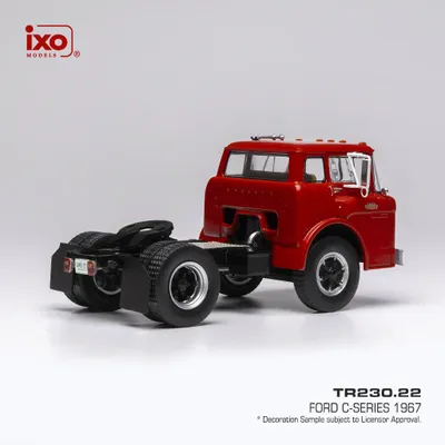 Ford C-600 - 1967 - Rød - Ixo Models - 1:43