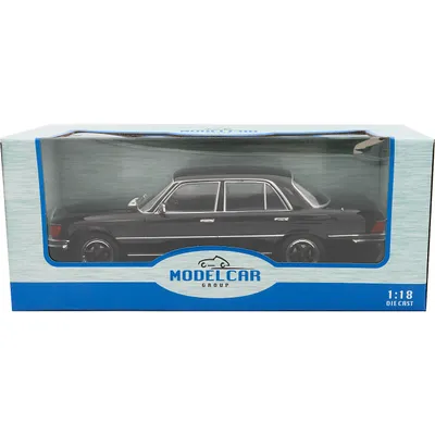 Mercedes-Benz S-Class (W116) - 1972 - Svart - Modelcar Group - 1:18